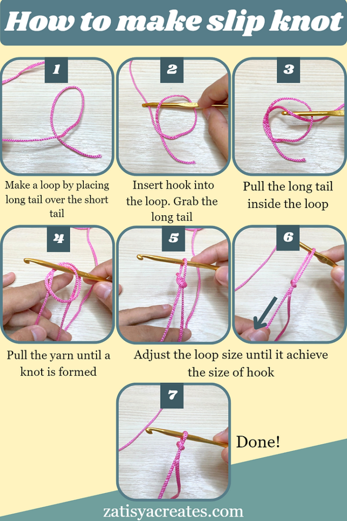 The 5 Basic Crochet Stitches that You Should Know - Zatisya Creates